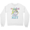 unicorns are born in may cute unicorn Crewneck Sweatshirt