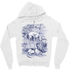quick brown fox Zipper Hoodie
