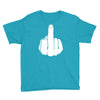 middle finger Youth Tee