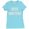 size matters Ladies Fitted T-Shirt