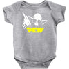 pew yoda wars funny Baby Onesie