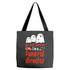 can't scare me halloween funeral direct Tote Bags