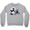 Great White Wave Shark Crewneck Sweatshirt
