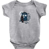 Owl And Tardis Baby Onesie