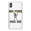 ski free and die iPhoneX