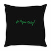 Go vegan baby Throw Pillow
