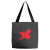 red x Tote Bags