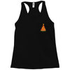pizza christmas tree pocket Racerback Tank