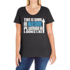 this is what an awesome plumber looks like Ladies Curvy T-Shirt