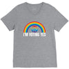 I Am Voting Yes V-Neck Tee