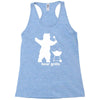 bear grills bbq funny Racerback Tank