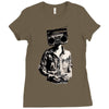 stereo head Ladies Fitted T-Shirt