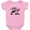 guns don't kill people, i kill people t shirt Baby Onesie