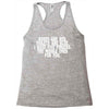 roses are red violets are blue i have five fingers the middle ones for Racerback Tank