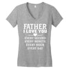 I Love You Father Women's V-Neck T-Shirt