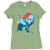 rainbow Ladies Fitted T-Shirt