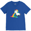 where rainbows come from (green) V-Neck Tee