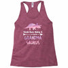 cool grandma saurus. Racerback Tank