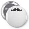 mustache Pin-back button