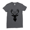 Deer With Diamond Ladies Fitted T-Shirt