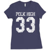 polk high Ladies Fitted T-Shirt