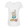 yes, you can! Maternity Scoop Neck T-shirt