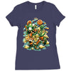 mommy!!! my candy is stolen by zombie Ladies Fitted T-Shirt