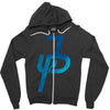 jake paul blue Zipper Hoodie
