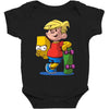 bart simpson Baby Bodysuit
