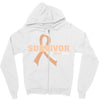 Survivor Of Uterine Cancer Zipper Hoodie