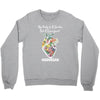 my body is a garden, not a graveyard black Crewneck Sweatshirt