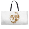 skull water color Weekender Totes