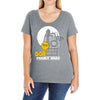 peanut wars Ladies Curvy T-Shirt