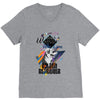 who loves golden retriever V-Neck Tee
