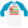 ocd obsessive christmas disorder 3/4 Sleeve Shirt