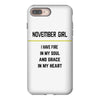 November Girl iPhone 8 Plus