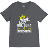 Kings Are Born In December V-Neck Tee