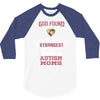 god found autism moms 3/4 Sleeve Shirt