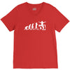 dj evolution funny music mixing djing disk jockey turntable V-Neck Tee