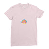 California Sunrise Pocket Ladies Fitted T-Shirt