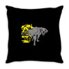make your mark dog Throw Pillow