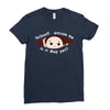 May Peeking Out Baby Boy Ladies Fitted T-Shirt