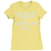 perfect cornish Ladies Fitted T-Shirt