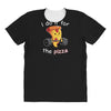 i do it for the pizza All Over Women's T-shirt