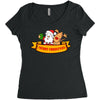 merry christmas Women's Triblend Scoop T-shirt