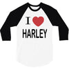 i love harley 3/4 Sleeve Shirt