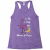 mama &amp; pizza dinasour. Racerback Tank
