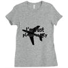 plane crazy Ladies Fitted T-Shirt