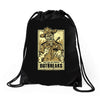 prevent outbreaks Drawstring Bags