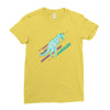 ask me about dinosaurs Ladies Fitted T-Shirt